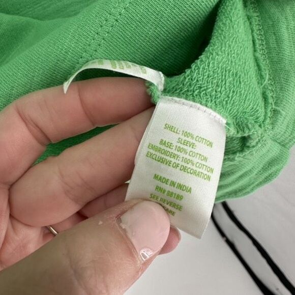 Lilly Pulitzer Kelly Green LS Jasona Eyelet Dress Size XXS Cotton Mini Dress - Picture 5 of 9